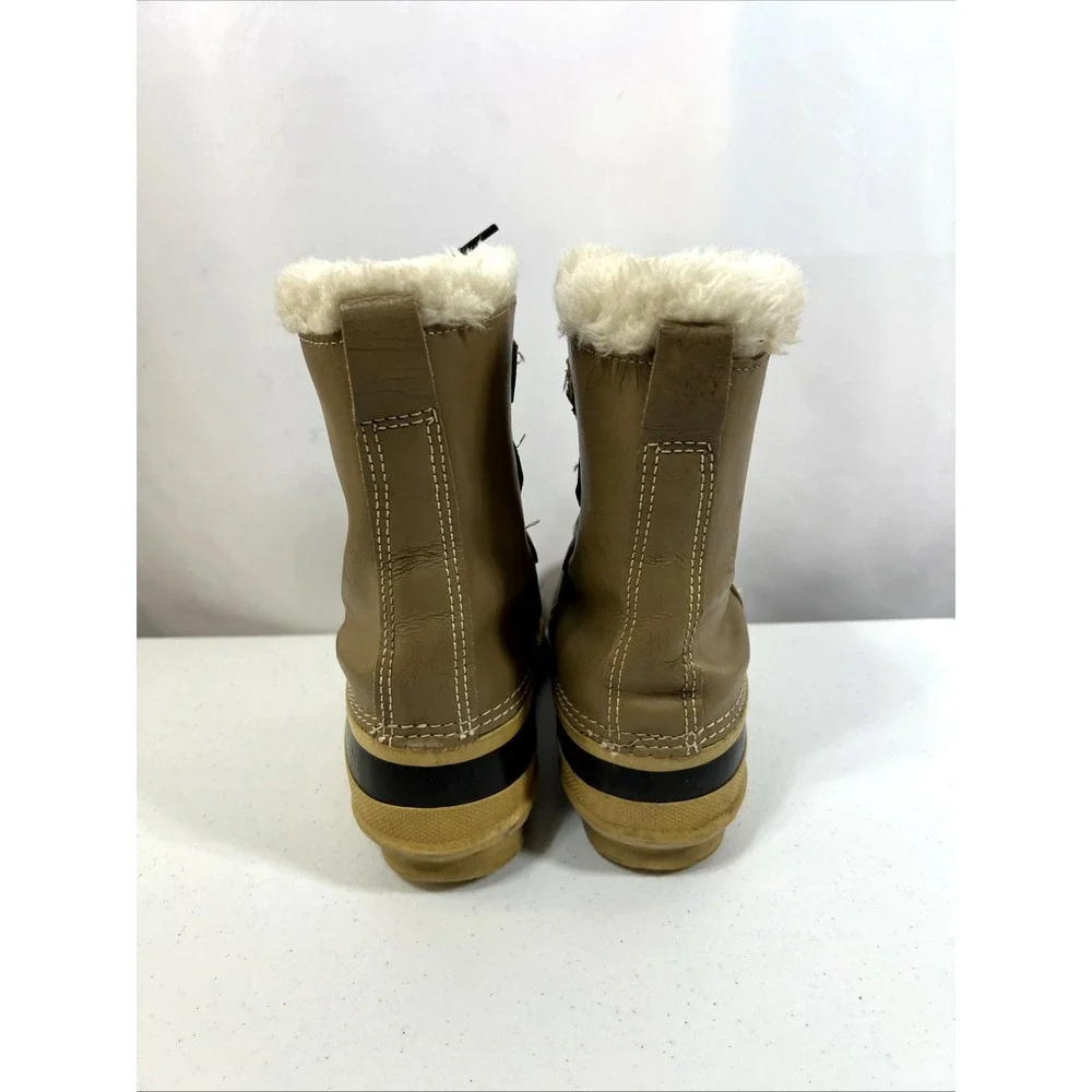 Sorel Women's Vintage Manitou Wool Lined Waterproof Winter Boots‎ Canada Size 8